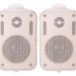 Dos Bafles Musica Funcional 15w. 4 Pulgadas Moon Kontrol4tw