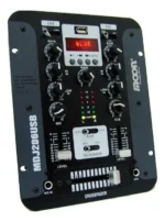 Consola Mixer Moon Audio Pro Mdj206usb Usb Mp3 2 Ch 4 Lineas - Imagen 2