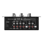 Consola Mixer Dj Moon Pro Mdj 206 Stereo 2 Canales 4 Líneas - Imagen 2
