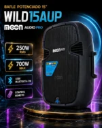 Parlante Moon Audio Wild15aup Con Bluetooth Negro - Imagen 2