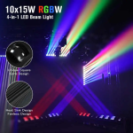 Barra Movil Led Rgbw Big Dipper L1015 10x15w. 4 En 1 Dmx - Imagen 2