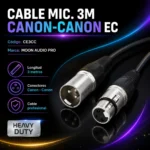 Cable De Micrófono Canon-canon 3 M Moon Audio Pro Ce3cc - Imagen 4