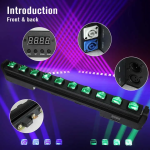 Barra Movil Led Rgbw Big Dipper L1015 10x15w. 4 En 1 Dmx - Imagen 4
