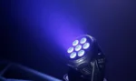 Cabezal Movil Led Alfie Wash 7 Leds De 8 Watts Rgbw Tecshow - Imagen 4