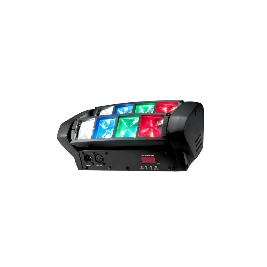Diseño sin título Doble Barra Multi Panel 3 Beam Luces Led Dj 8x3w Oferta - Imagen 1