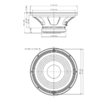Parlante 18 Sound 15mb700 Mid Bass De 15 Pulgadas - Imagen 4