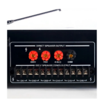 Amplificador Vmr Store18 180w 6 Canales Usb Pantalla Lcd Negro 180 W - Imagen 2