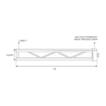 Puente Estructura Doble Caño 3 M. X 16 Cm Jk4 K600 3 Tramos - Imagen 5