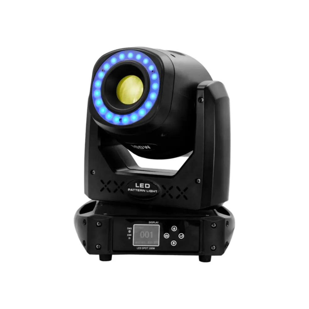 Diseño sin título (6) Cabezal Movil Led Spot Big Dipper Ls105 Gobos Dmx 100w. - Imagen 1