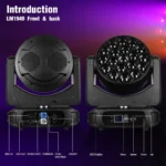 Cabezal Movil Lm1940 Led 19x40w. Rgbw 4 En 1 Big Dipper Dmx - Imagen 2