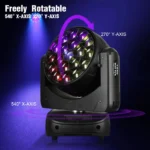 Cabezal Movil Lm1940 Led 19x40w. Rgbw 4 En 1 Big Dipper Dmx - Imagen 3