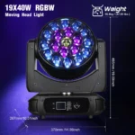 Cabezal Movil Lm1940 Led 19x40w. Rgbw 4 En 1 Big Dipper Dmx - Imagen 4