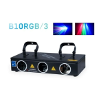 Laser De 3 Bocas - 1 Azul + 1 Verde + 1 Rojo Original Big Dipper Modelo B10 Rgb Luces Efecto Dj Pro - Imagen 2