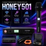 Moon Honey501 Micrófono Inalámbrico De Mano Frec Variable - Imagen 6