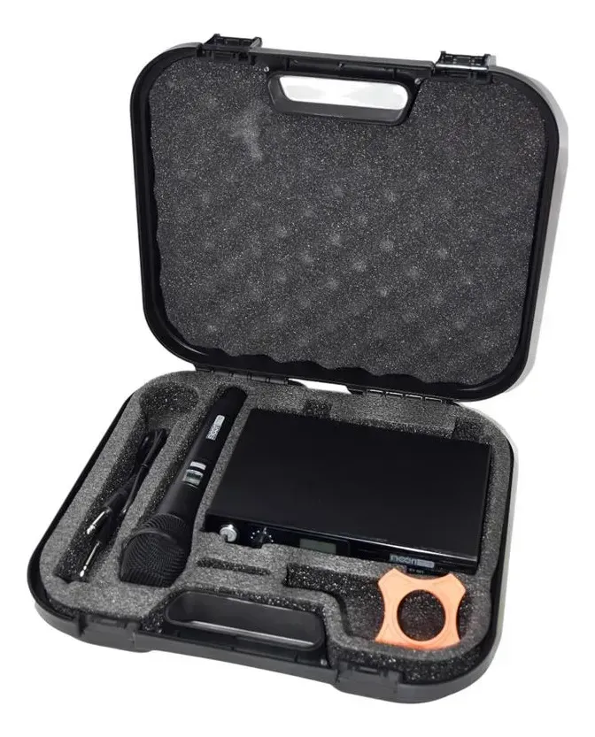 Micrófono Inalámbrico UHF Moon HONEY501 50 Canales LCD Para Eventos5 Moon Honey501 Micrófono Inalámbrico De Mano Frec Variable - Imagen 1