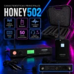 Moon Honey502 Micrófono Inalámbrico De Vincha Solapa - Imagen 5
