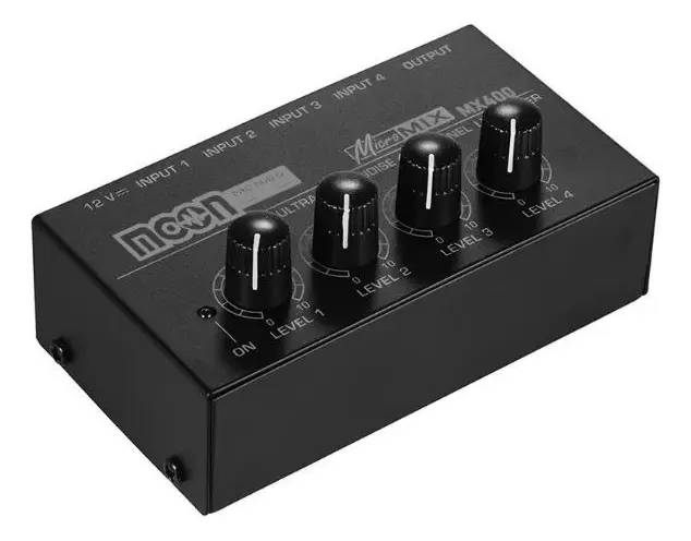 Moon Mx400 Mixer De 4 Canales2 Moon Mx400 Mixer De 4 Canales Estereo - Imagen 1
